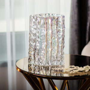 Ваза для квітів Crystal скляна під кришталь 20.5 см, Rainbow. Photo 2