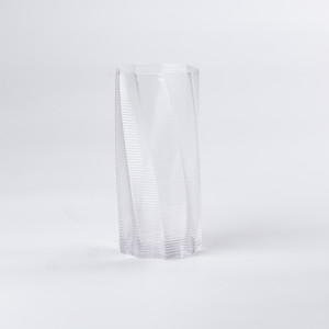 Набір склянок 3-D print високих 6 штук по 500 мл, прозорий. Photo 3