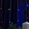 Гірлянда-штора світлодіодна 600 LED розмір 3*3 м, мультиколор