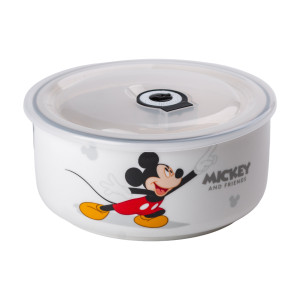 Дитяча миска для лапші Mickey керамічна 850 мл, білий