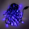Гірлянда Бахрома вулична 200 LED 12 метрів чорна, синій