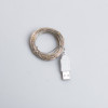 Гірлянда Роса 100 LED довжина 10 м від USB, жовтий