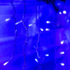 Гірлянда Бахрома вулична 100 LED 3 метри від мережі, синій