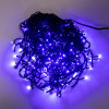 Гірлянда Бахрома вулична 390 LED 20 метрів чорна, синій