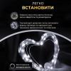 Гірлянда Роса нитка 200 LED довжина 20 м від USB зелена, білий