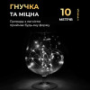 Гірлянда Роса нитка 100 LED довжина 10 м на батарейках, білий