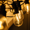 Ретро-гірлянда вулична 10 LED довжина 5 метрів, теплий білий