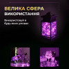 Гірлянда Роса нитка 50 LED довжина 5 м на батарейках, рожевий