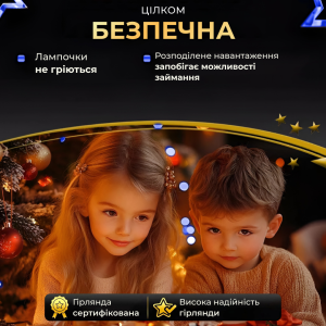 Гірлянда Роса нитка 2000 LED довжина 200 м з пультом від мережі зелена, синій. Photo 2