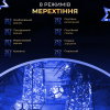 Гірлянда Роса нитка 2000 LED довжина 200 м з пультом від мережі зелена, синій
