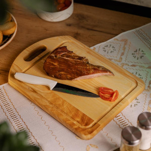 Обробна дошка прямокутна 25*35 см, ясен. Photo 3