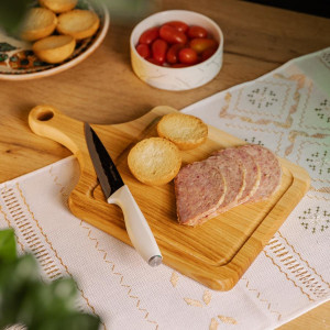Обробна дерев'яна дошка прямокутна 40×25 см ясен. Photo 3