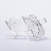 Цукорниця з кришкою 7.5×7.5×9 см ваза цукорниця скляна