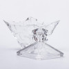 Цукорниця з кришкою 16×16×19 см ваза цукорниця квадратна скляна