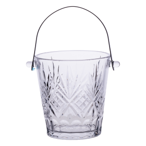 Відерце для льоду скляне 1 л з металевими щипцями HP-19-22GLASS. Photo 3
