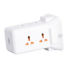 Мережевий фільтр подовжувач 2.8 м з лампою на 6 універсальних розеток з 2 USB, 1 Type-C, бездротова зарядка HP-5-1