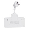 Мережевий фільтр на 2 євро розетки з 2 USB та 2 Type-C білий HP-5-17