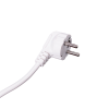 Мережевий фільтр кабель 2.7 м подовжувач F16 на 3 розетки 4 usb 2 type-c та кнопкою відключення Білий HP-5-19