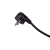 Мережевий фільтр кабель 4.75 м подовжувач F16 на 3 розетки 4 usb 2 type-c та кнопкою відключення Чорний HP-5-22