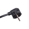 Мережевий фільтр 3 м подовжувач F06U на 6 розеток 4 USB 1 Type-C та кнопкою відключення Чорний HP-5-24