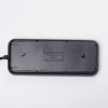 Мережевий фільтр 2.8 м подовжувач на 8 розеток з 3 USB 1 Type-C та кнопкою відключення F20U Чорний HP-5-28