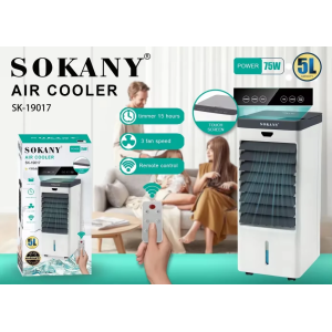 Портативний кондиціонер 75 Вт з пультом, іонізацією та баком 5 л Sokany SK-19017. Photo 2