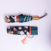 Парасолька механічна елегантна з принтом міцна надійна з поліестеру діаметр 99 см Чорний HP-23-15B