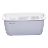 Кошик-друшлак 2 в 1 для миття овочів, фруктів і зелені 32×23×13 (см) Білий HP-45-5W