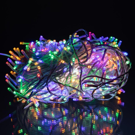 Гірлянда Різдвяна фея вулична 50 м 500 LED білий провід Мультиколор CF500L50MWML