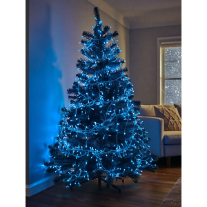Гірлянда Різдвяна фея вулична 50 м 500 LED білий провід Синій CF500L50MWBL. Photo 2