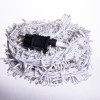 Гірлянда Різдвяна фея вулична 100 м 1000 LED білий провід Синій CF1000L100MWBL