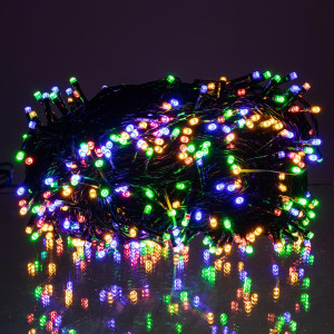 Гірлянда Різдвяна фея вулична 50 (м) 500 LED чорний провід Мультиколор CF500L50MBML. Photo 2