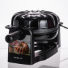 Кексниця електрична 1800 Вт з антипригарним покриттям 37×17×18 (см) Чорна SK-BBQ-837