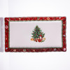Сервірувальне новорічне блюдо для закусок Christmas 30,5×17,5×2,5 (см) прямокутне з порцеляни HP-SDHK-21