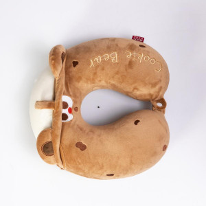 Подушка для шиї Cookie Bear U-подібна, коричневий HP-56-1BR. Photo 3