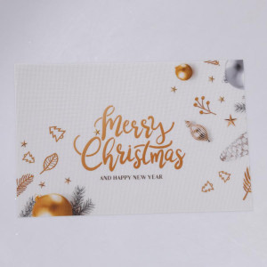 Килимок для сервірування столу Merry Christmas and Happy New Year 45*30 см HP-36327-3