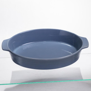 Форма для запікання овальна 36×22,5×7 (см) 2 літри Блакитна S1288