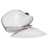 Супниця 800 (мл) порцелянова 26×18×14 (см) з кришкою Білий з сріблом XL-4074AS