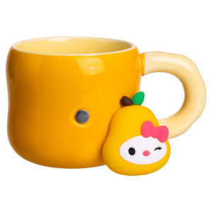 Чашка порцелянова з магнітом Sanrio 400 (мл) подарункова кружка прикольна чашка для дітей на подарунок Помаранчевий FM-37B. Photo 3