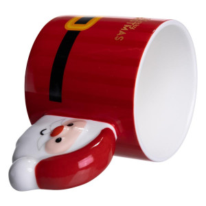 Чашка порцелянова новорічна Merry Christmas 350 (мл) Червона Yiwu FM-CS-51R. Photo 2