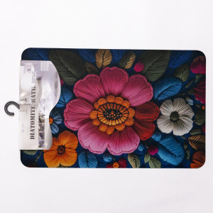 Килимок діатомітовий з 3D-ефектом Embroidered Bloomscape 38*58 см універсальний HP-42-31. Photo 2