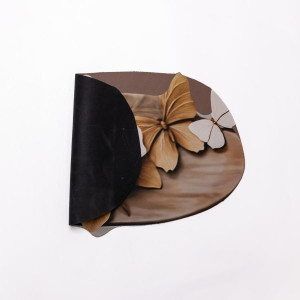 Килимок для ванної кімнати з 3D-ефектом Petal Relief 38*58 см діатомітовий Коричневий HP-42-35. Photo 2