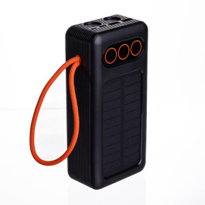 Повербанк зі швидким заряджанням та 3 шнурами 30000 mAh портативний зарядний пристрій powerbank заряджання для телефона HP-N56. Photo 2