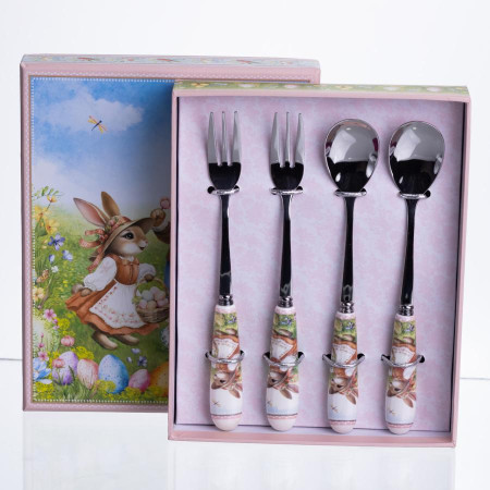Набір столових приборів Rabbit Family 4 предмети на 2 персони HP-7323-12