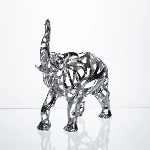 Декоративна фігурка Elephant 25х10х25 см металева HP-7-10