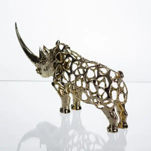 Декоративна фігурка Rhinoceros 23х6х10 см металева HP-7-22. Photo 2
