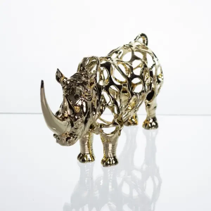 Декоративна фігурка Rhinoceros 23х6х10 см металева HP-7-22. Photo 3