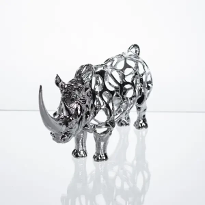 Декоративна фігурка Rhinoceros 23x6x10 см металева HP-7-23. Photo 3