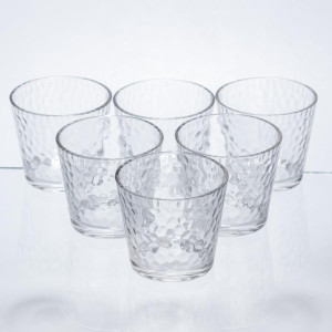 Набір склянок для напоїв Textured Tumbler 6 штук по 140 мл HP-17-17