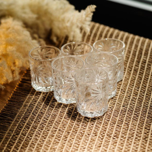Набір чарок для віскі Shot glass 6 штук по 75 мл HP-17-34. Photo 2